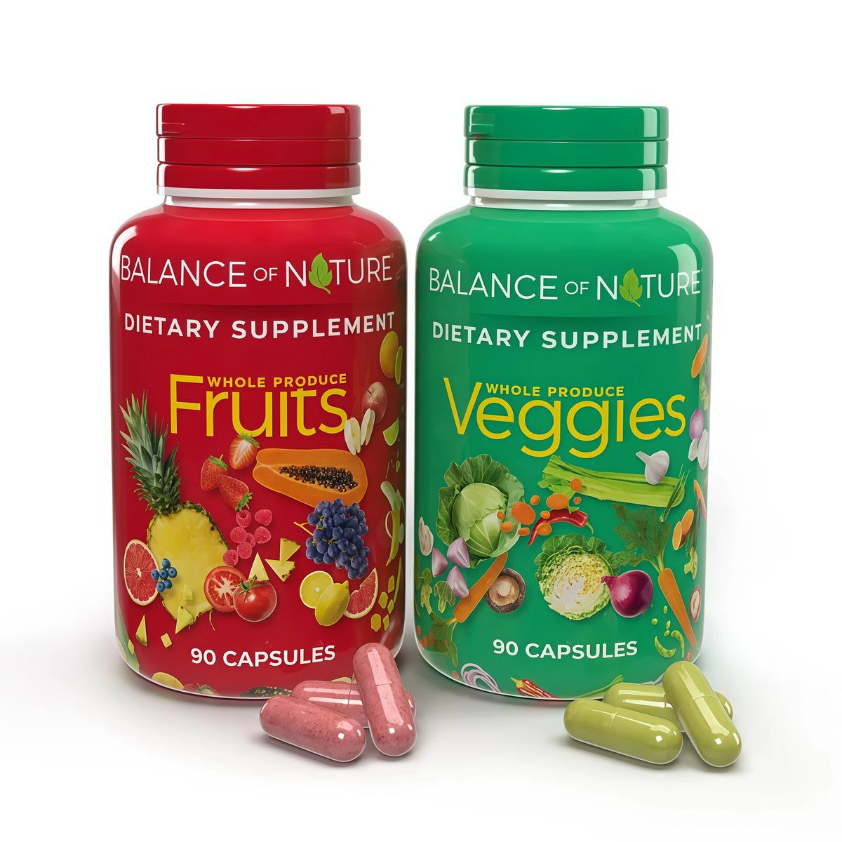 Balance of Nature Whole Food Supplement, Fruits & Veggies, 30 Servings